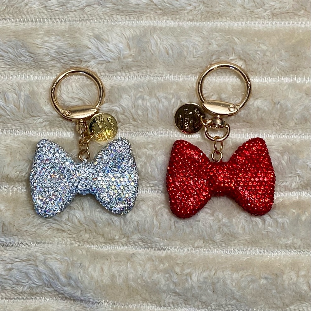 Sparkling Bow Keychains Bag Charm Pick One  💫 2 for $25